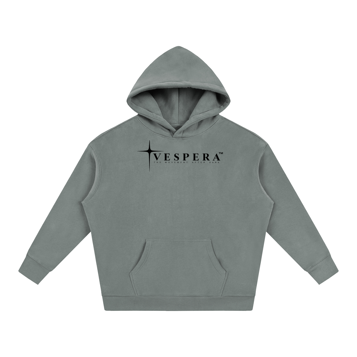 VESPERA heavyweight graphic hoodie - front view
